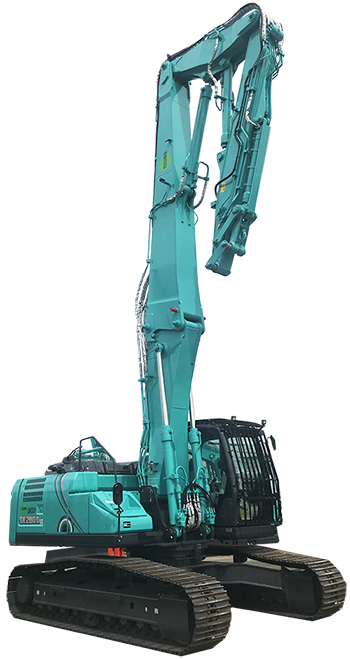 コベルコSK260DLC-10,3つ折れ超ロングレンタル機