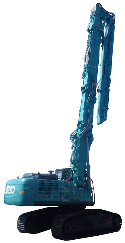 SK400DLC-10NEXTロングアタッチメント仕様