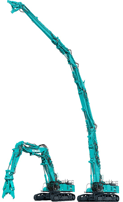 コベルコ建機SK1300DLC-10マルチブーム仕様レンタル機